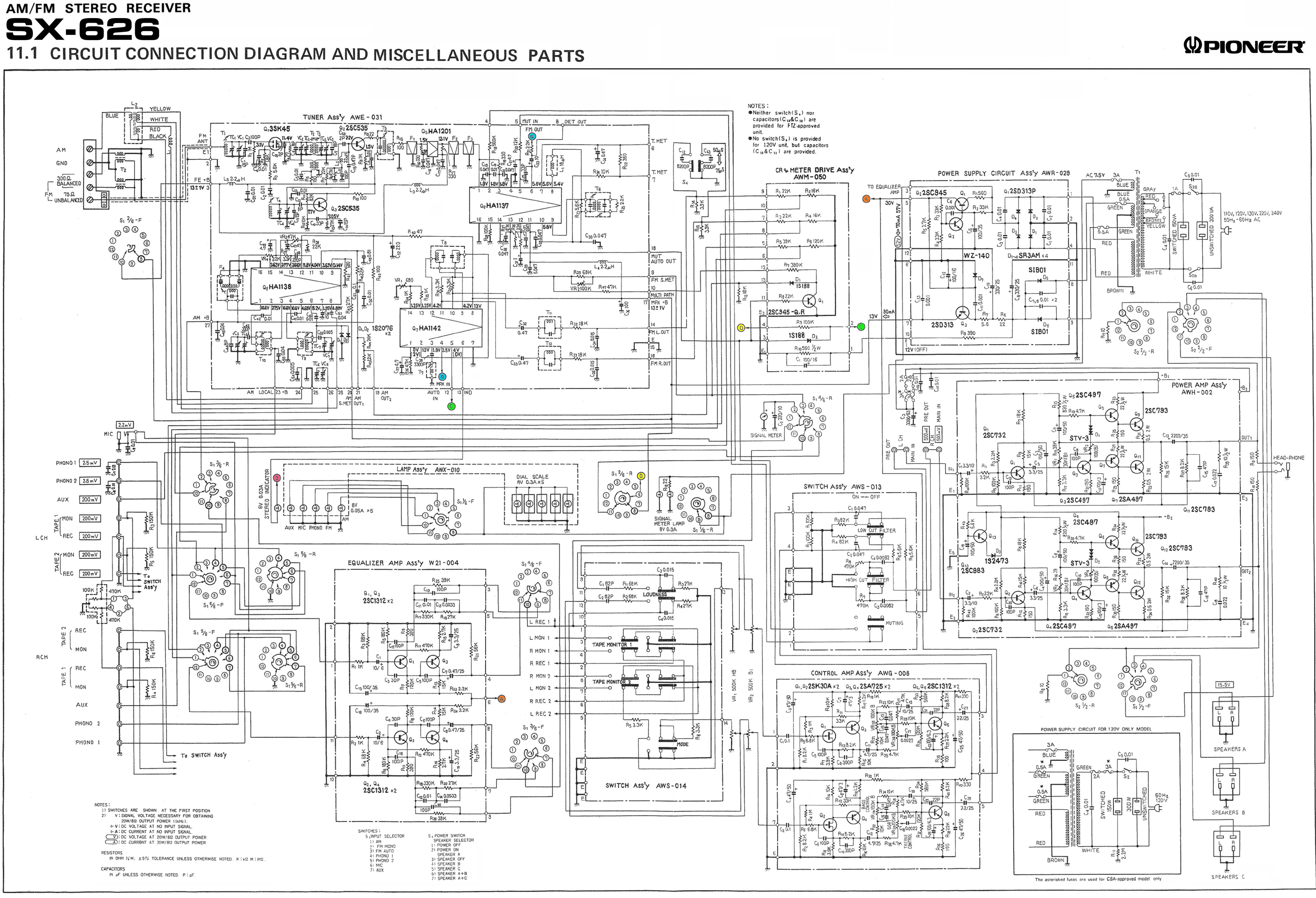 Pioneer SX626 tuner board help Audiokarma Home Audio Stereo